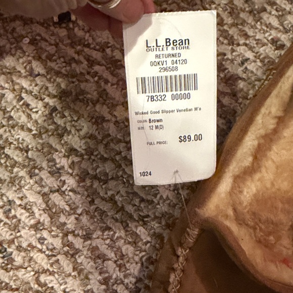 LL Bean wicked good slipper Venetian
